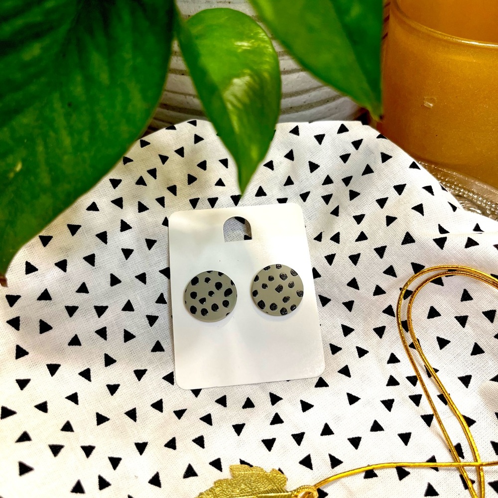 Polmerclay earrings